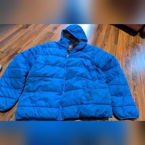Swiss Tech Boys Vibrant Blue Puffer Jacket
